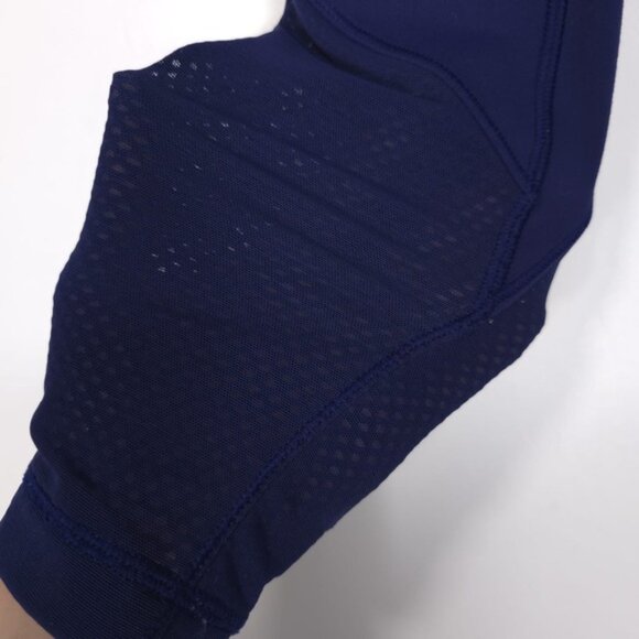 Lululemon Women’s All The Right Places Leggings Ankle‎ Mesh Navy Size 4 - Picture 7 of 10
